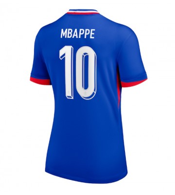 Francie Kylian Mbappe #10 Domácí Dres pro Dámy ME 2024 Krátkým Rukávem