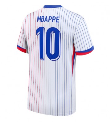 Francie Kylian Mbappe #10 Venkovní Dres ME 2024 Krátkým Rukávem