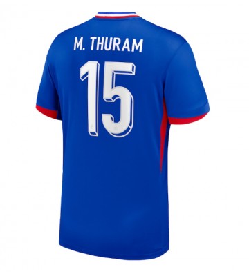 Francie Marcus Thuram #15 Domácí Dres ME 2024 Krátkým Rukávem