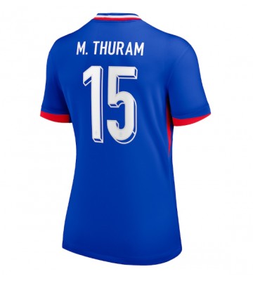 Francie Marcus Thuram #15 Domácí Dres pro Dámy ME 2024 Krátkým Rukávem