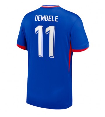 Francie Ousmane Dembele #11 Domácí Dres ME 2024 Krátkým Rukávem