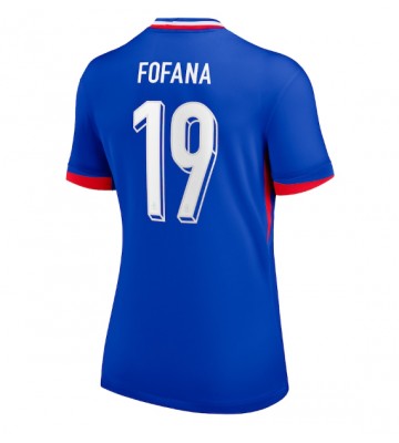 Francie Youssouf Fofana #19 Domácí Dres pro Dámy ME 2024 Krátkým Rukávem