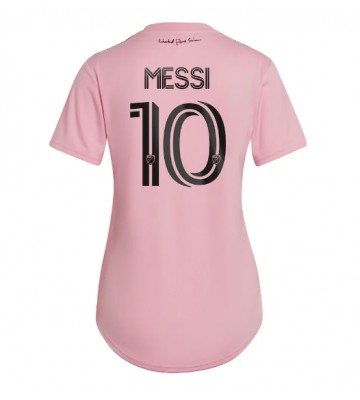 Inter Miami Lionel Messi #10 Domácí Dres pro Dámy 2023-24 Krátkým Rukávem