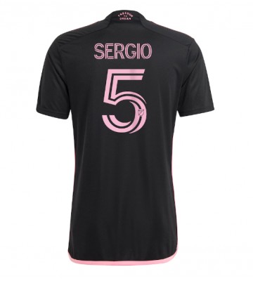 Inter Miami Sergio Busquets #5 Venkovní Dres 2024-25 Krátkým Rukávem