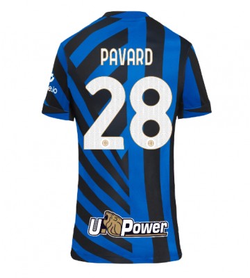 Inter Milan Benjamin Pavard #28 Domácí Dres pro Dámy 2024-25 Krátkým Rukávem