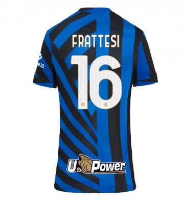 Inter Milan Davide Frattesi #16 Domácí Dres pro Dámy 2024-25 Krátkým Rukávem