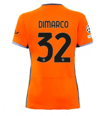 Inter Milan Federico Dimarco #32 Alternativní Dres pro Dámy 2023-24 Krátkým Rukávem