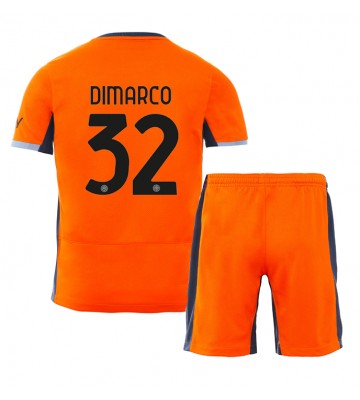 Inter Milan Federico Dimarco #32 Alternativní dres komplet pro Děti 2023-24 Krátkým Rukávem (+ Krátké kalhoty)