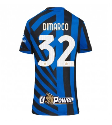 Inter Milan Federico Dimarco #32 Domácí Dres pro Dámy 2024-25 Krátkým Rukávem