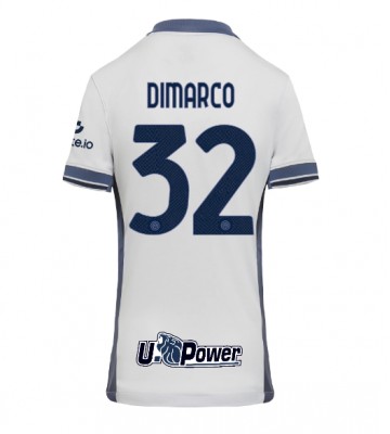 Inter Milan Federico Dimarco #32 Venkovní Dres pro Dámy 2024-25 Krátkým Rukávem