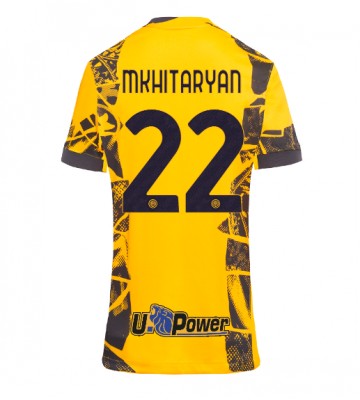 Inter Milan Henrikh Mkhitaryan #22 Alternativní Dres pro Dámy 2024-25 Krátkým Rukávem