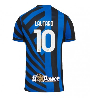 Inter Milan Lautaro Martinez #10 Domácí Dres 2024-25 Krátkým Rukávem