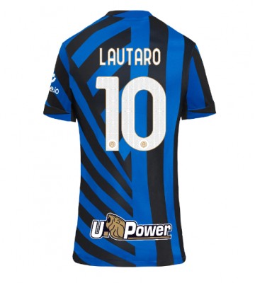 Inter Milan Lautaro Martinez #10 Domácí Dres pro Dámy 2024-25 Krátkým Rukávem