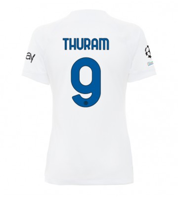 Inter Milan Marcus Thuram #9 Venkovní Dres pro Dámy 2023-24 Krátkým Rukávem