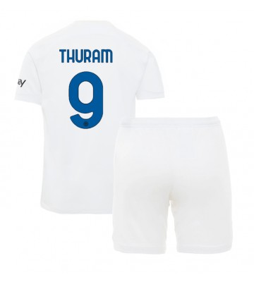 Inter Milan Marcus Thuram #9 Venkovní dres komplet pro Děti 2023-24 Krátkým Rukávem (+ Krátké kalhoty)