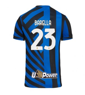 Inter Milan Nicolo Barella #23 Domácí Dres 2024-25 Krátkým Rukávem