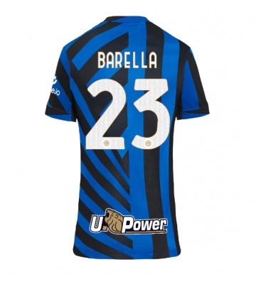 Inter Milan Nicolo Barella #23 Domácí Dres pro Dámy 2024-25 Krátkým Rukávem