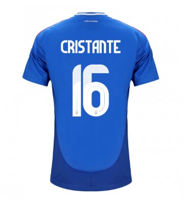 Itálie Bryan Cristante #16 Domácí Dres ME 2024 Krátkým Rukávem