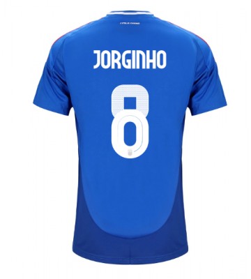 Itálie Jorginho Frello #8 Domácí Dres ME 2024 Krátkým Rukávem