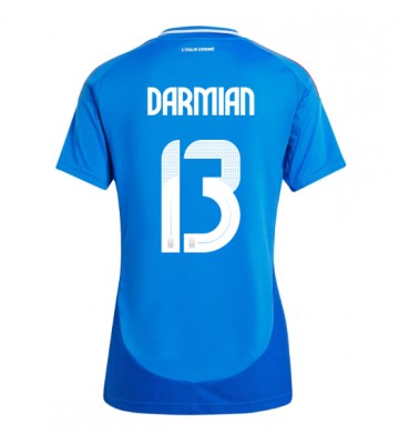 Itálie Matteo Darmian #13 Domácí Dres pro Dámy ME 2024 Krátkým Rukávem