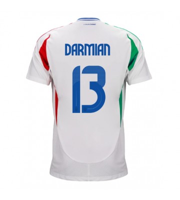 Itálie Matteo Darmian #13 Venkovní Dres ME 2024 Krátkým Rukávem