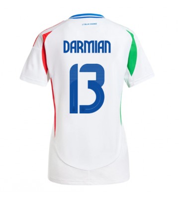 Itálie Matteo Darmian #13 Venkovní Dres pro Dámy ME 2024 Krátkým Rukávem