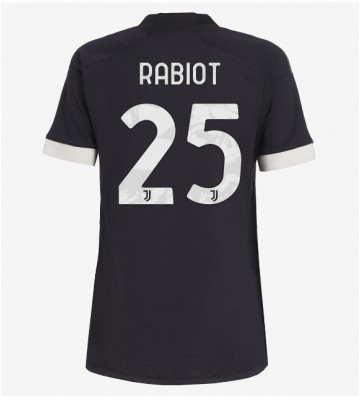 Juventus Adrien Rabiot #25 Alternativní Dres pro Dámy 2023-24 Krátkým Rukávem