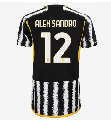 Juventus Alex Sandro #12 Domácí Dres pro Dámy 2023-24 Krátkým Rukávem