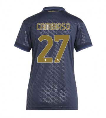 Juventus Andrea Cambiaso #27 Alternativní Dres pro Dámy 2024-25 Krátkým Rukávem