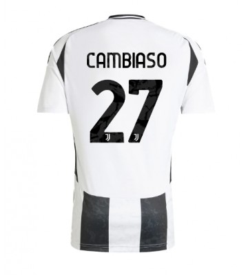 Juventus Andrea Cambiaso #27 Domácí Dres 2024-25 Krátkým Rukávem