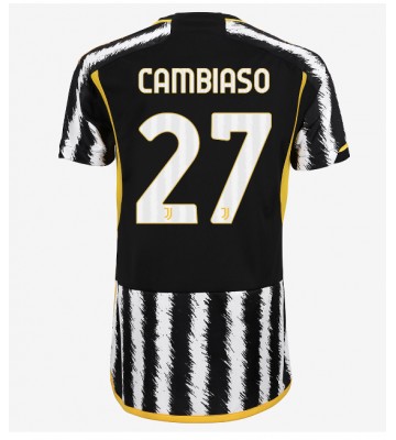 Juventus Andrea Cambiaso #27 Domácí Dres pro Dámy 2023-24 Krátkým Rukávem