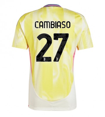 Juventus Andrea Cambiaso #27 Venkovní Dres 2024-25 Krátkým Rukávem