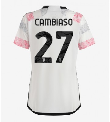 Juventus Andrea Cambiaso #27 Venkovní Dres pro Dámy 2023-24 Krátkým Rukávem