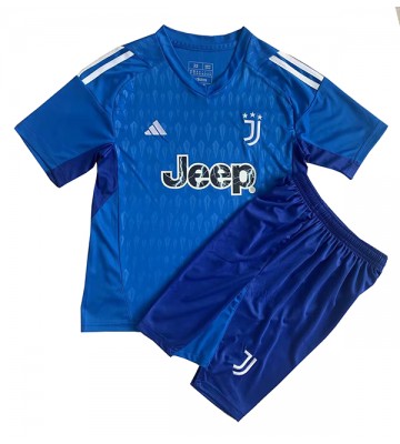 Juventus Brankář Domácí dres komplet pro Děti 2023-24 Krátkým Rukávem (+ Krátké kalhoty)