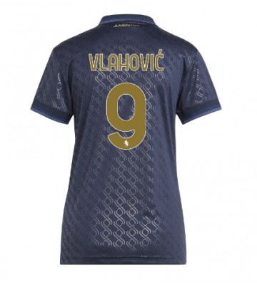 Juventus Dusan Vlahovic #9 Alternativní Dres pro Dámy 2024-25 Krátkým Rukávem