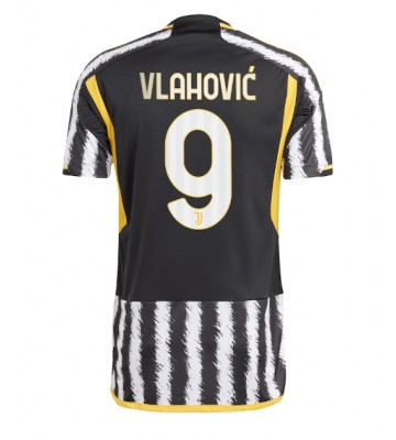 Juventus Dusan Vlahovic #9 Domácí Dres 2023-24 Krátkým Rukávem