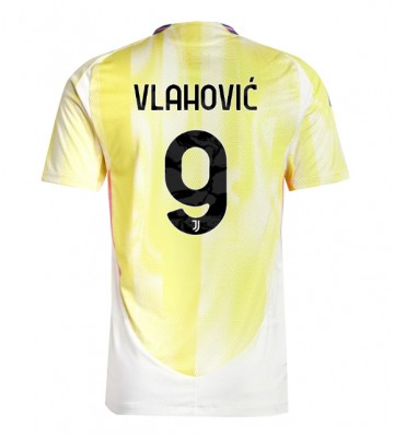 Juventus Dusan Vlahovic #9 Venkovní Dres 2024-25 Krátkým Rukávem