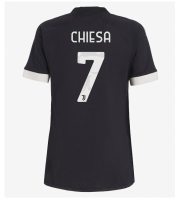 Juventus Federico Chiesa #7 Alternativní Dres pro Dámy 2023-24 Krátkým Rukávem