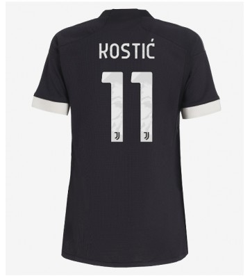 Juventus Filip Kostic #11 Alternativní Dres pro Dámy 2023-24 Krátkým Rukávem