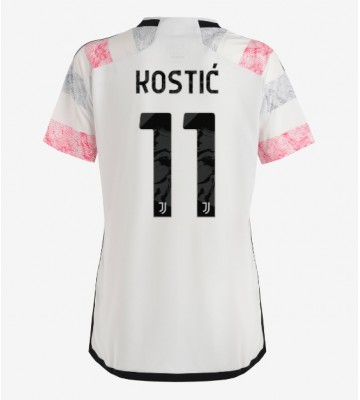 Juventus Filip Kostic #11 Venkovní Dres pro Dámy 2023-24 Krátkým Rukávem