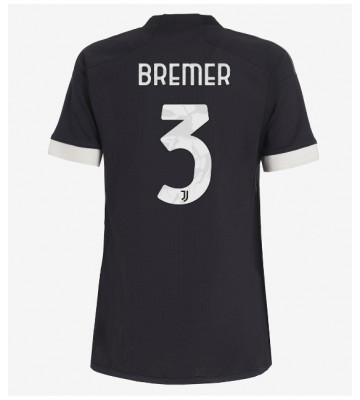 Juventus Gleison Bremer #3 Alternativní Dres pro Dámy 2023-24 Krátkým Rukávem