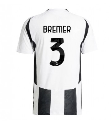 Juventus Gleison Bremer #3 Domácí Dres 2024-25 Krátkým Rukávem