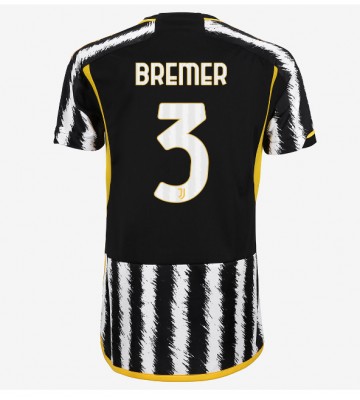 Juventus Gleison Bremer #3 Domácí Dres pro Dámy 2023-24 Krátkým Rukávem