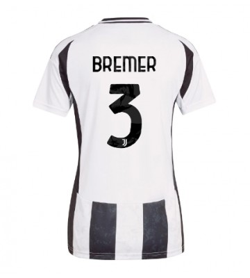 Juventus Gleison Bremer #3 Domácí Dres pro Dámy 2024-25 Krátkým Rukávem