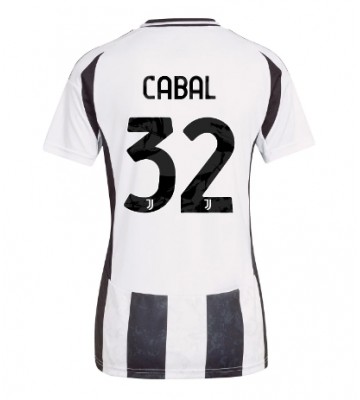 Juventus Juan Cabal #32 Domácí Dres pro Dámy 2024-25 Krátkým Rukávem