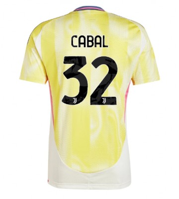 Juventus Juan Cabal #32 Venkovní Dres 2024-25 Krátkým Rukávem