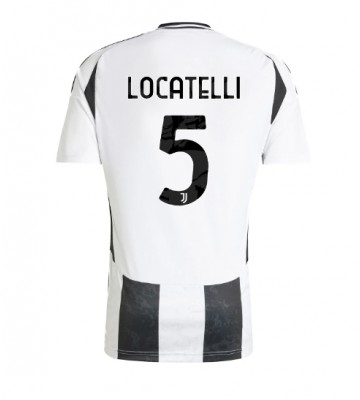 Juventus Manuel Locatelli #5 Domácí Dres 2024-25 Krátkým Rukávem