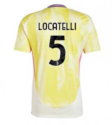 Juventus Manuel Locatelli #5 Venkovní Dres 2024-25 Krátkým Rukávem