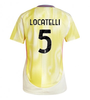 Juventus Manuel Locatelli #5 Venkovní Dres pro Dámy 2024-25 Krátkým Rukávem