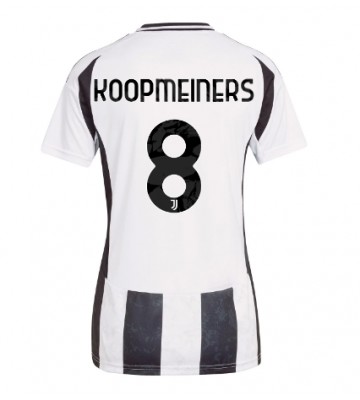 Juventus Teun Koopmeiners #8 Domácí Dres pro Dámy 2024-25 Krátkým Rukávem